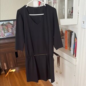 Elegant Black Dress- La Fee Maraboute